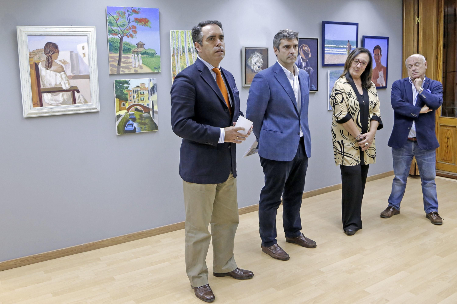 Inauguración de la exposición 'Ictus y Arte' en sala Arte a Diario