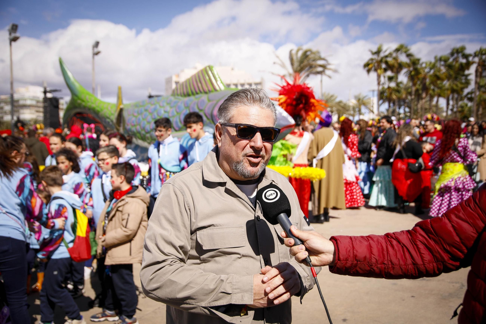 Las imágenes del entierro de la sardina en Almería