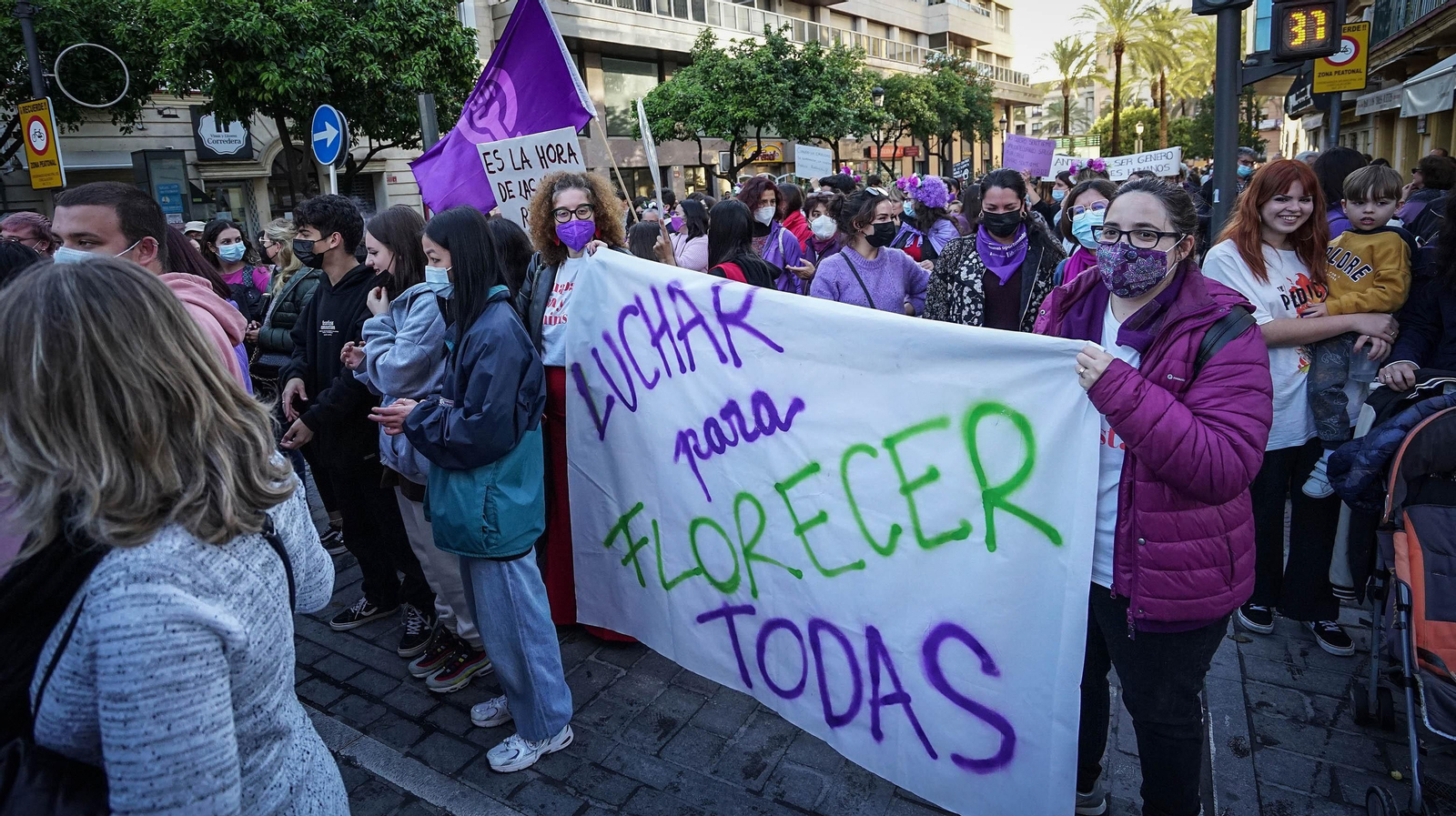 Así se vivió el 8M en Jerez