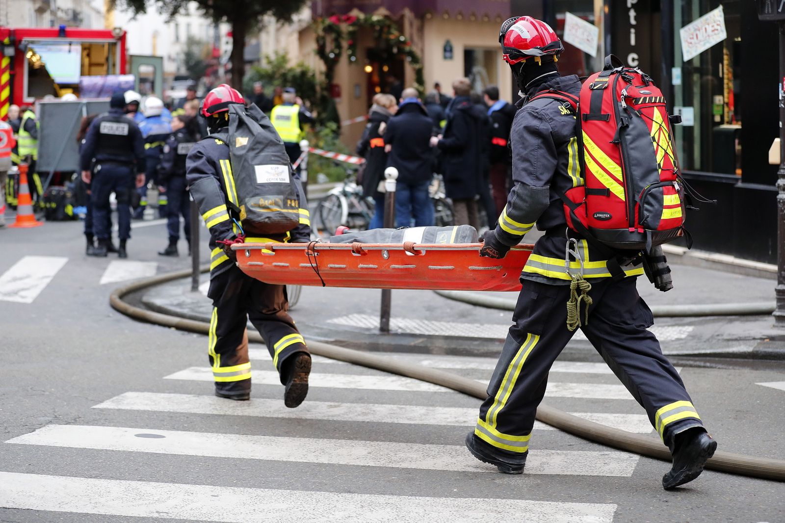 Las imágenes de la explosión de gas en París