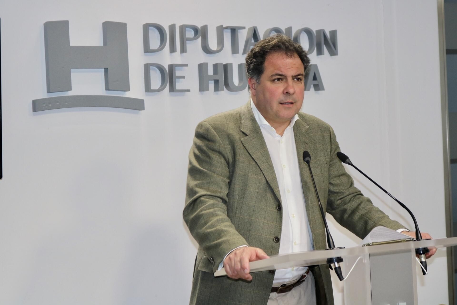 Juan Carlos Duarte, portavoz popular en la Diputación de Huelva.