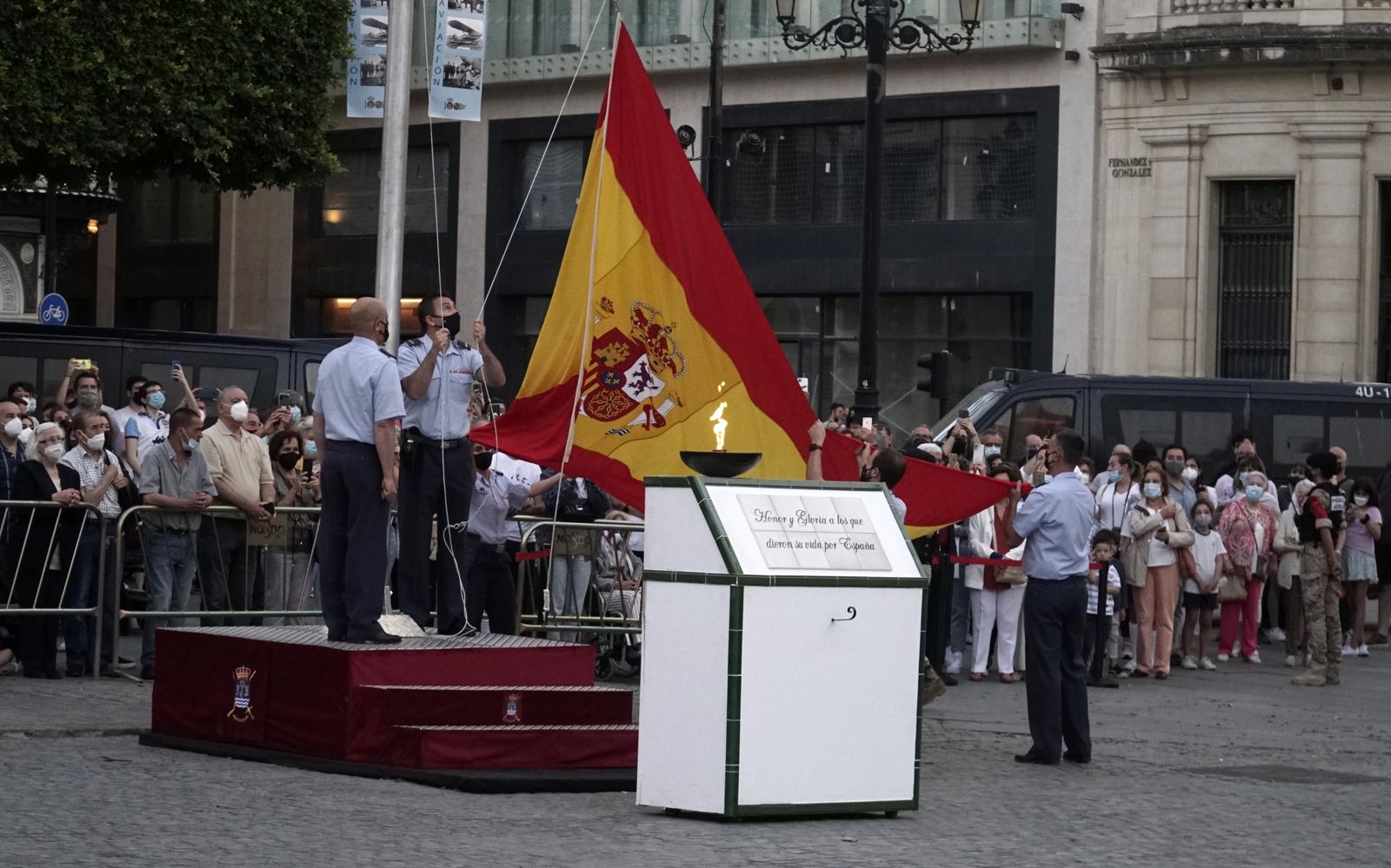 Conmemoración del centenario de la base aérea de Tablada