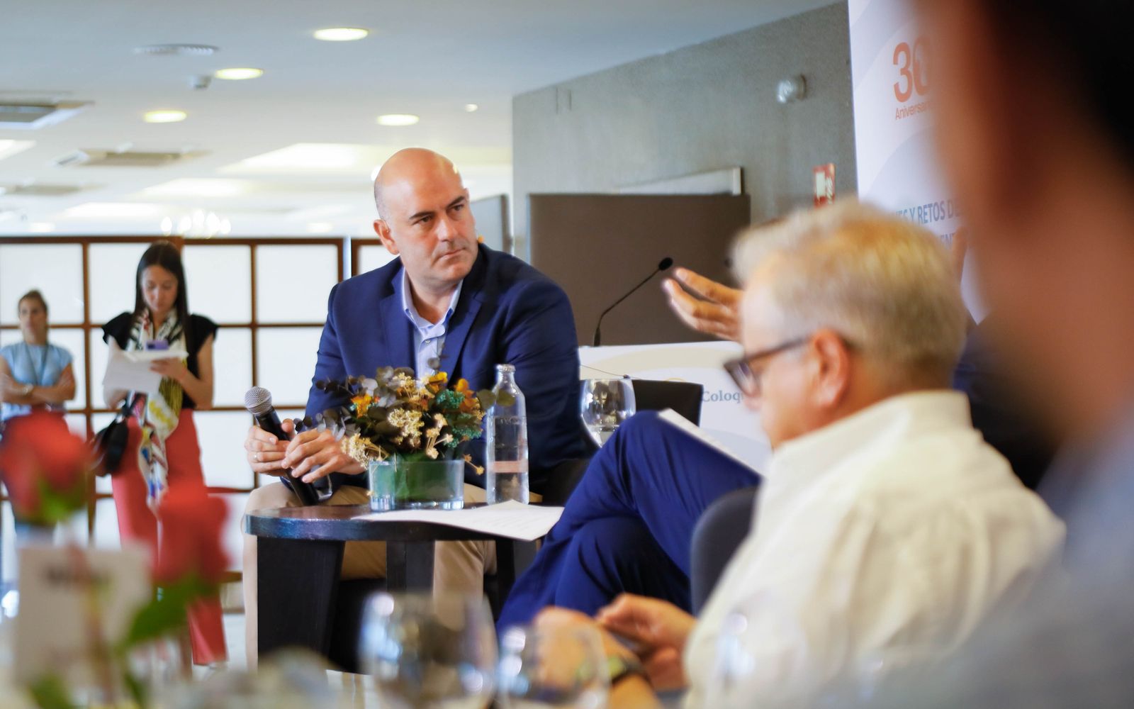 Imágenes del desayuno coloquio de Diario de Almería, con Jesús Barranco, CEO de La Unión