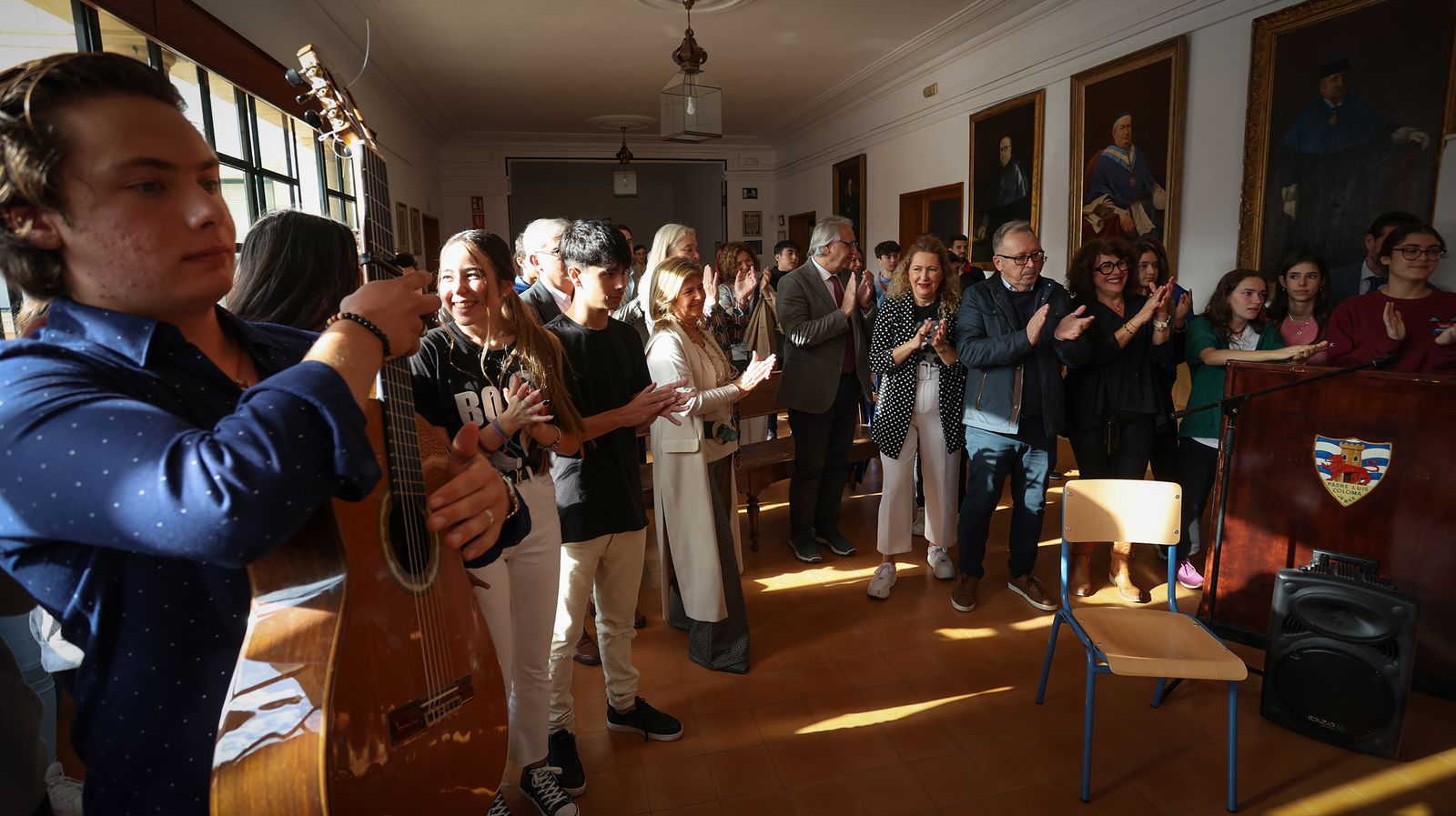 El Gómez, El Carbonero y Angelita Gómez en el taller generacional Flamen Coloma