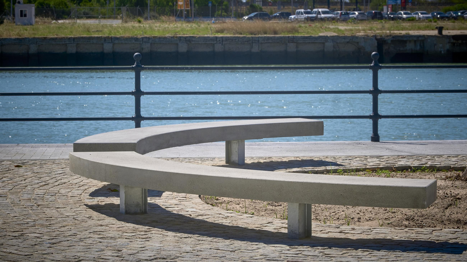 Un detalle del parque Calderón, en El Puerto