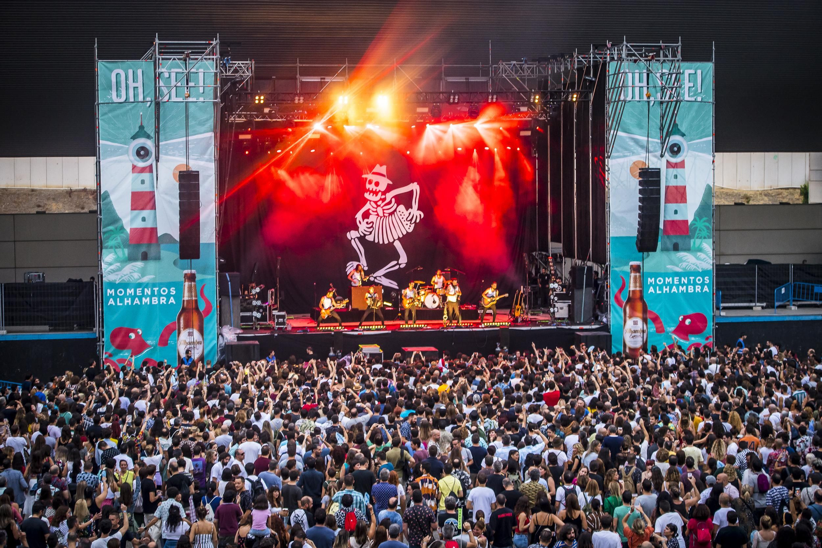 La M.O.D.A durante su actuación el sábado en el Oh, See! Fest.