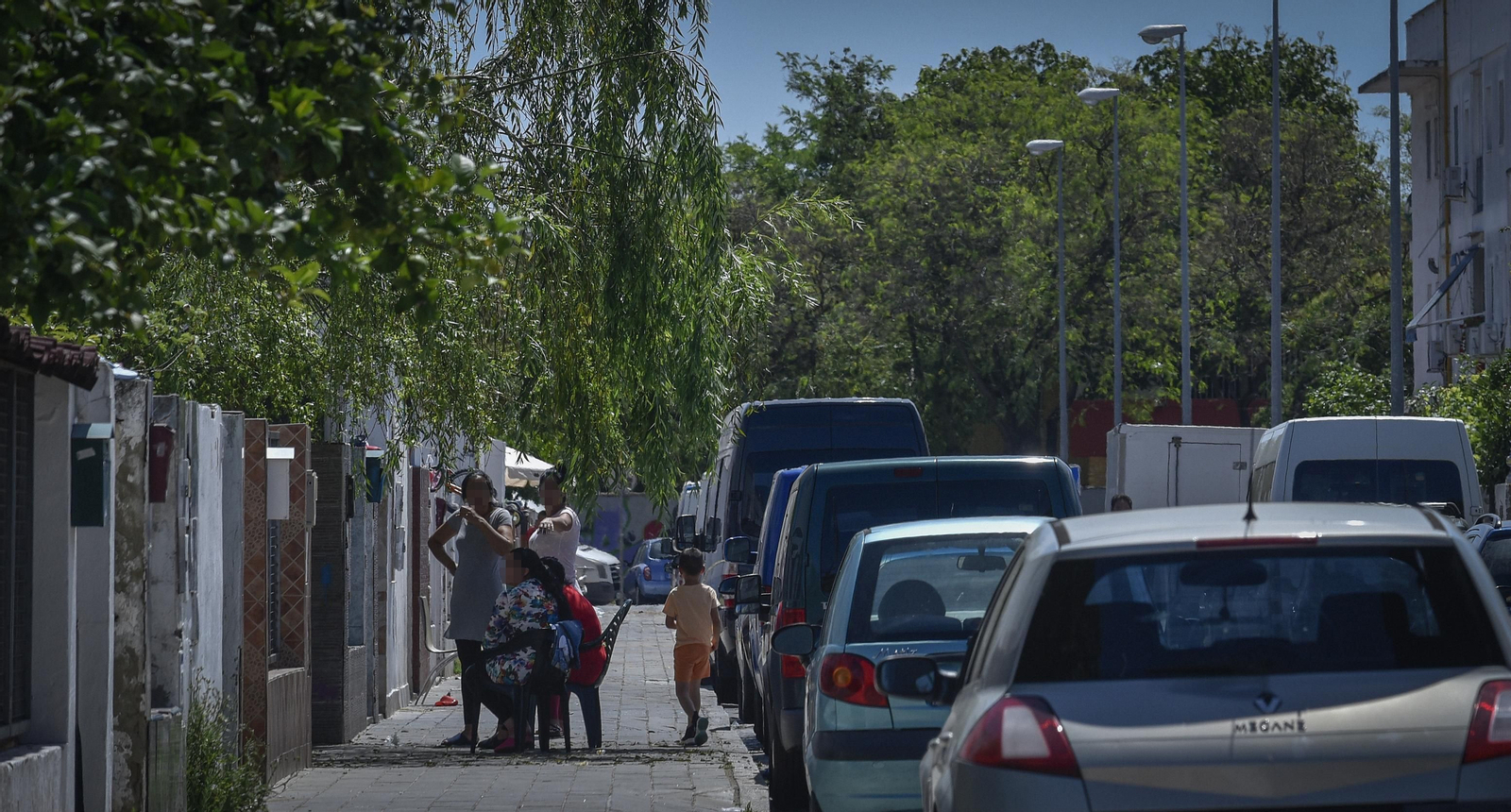 La calle Rey Baltasar, donde se produjo la última operación antidroga en el barrio.