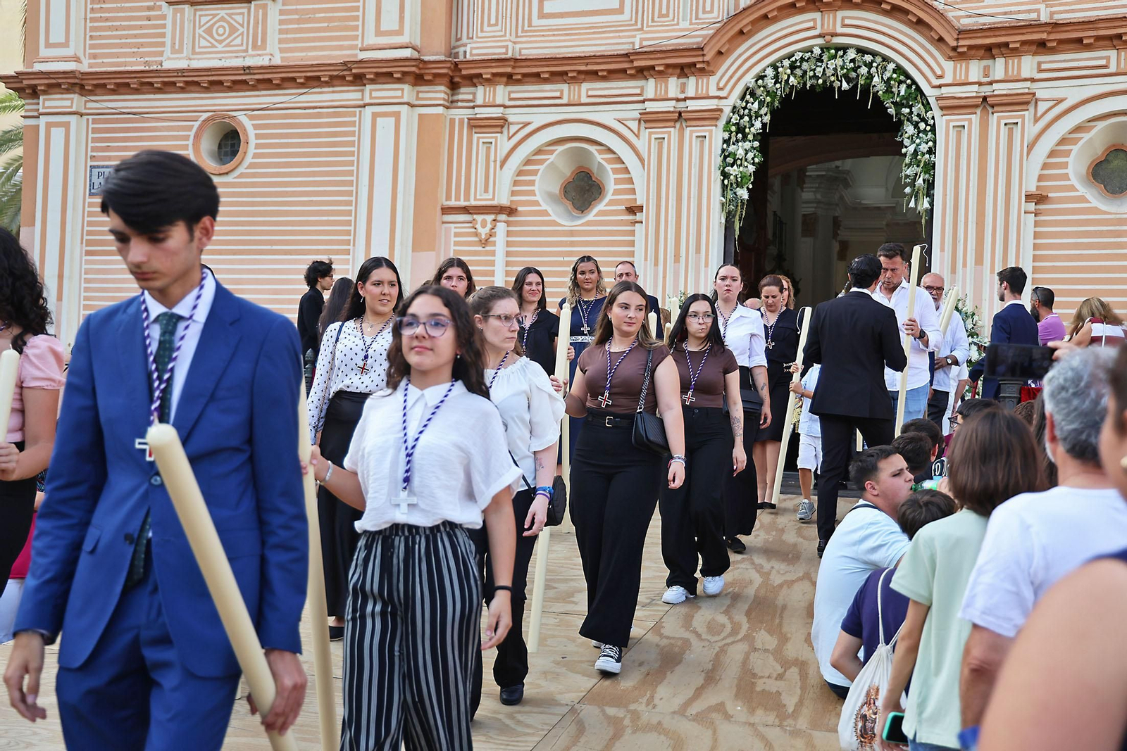 Imágenes de la procesión del Corpus Christi por las calles de Huelva