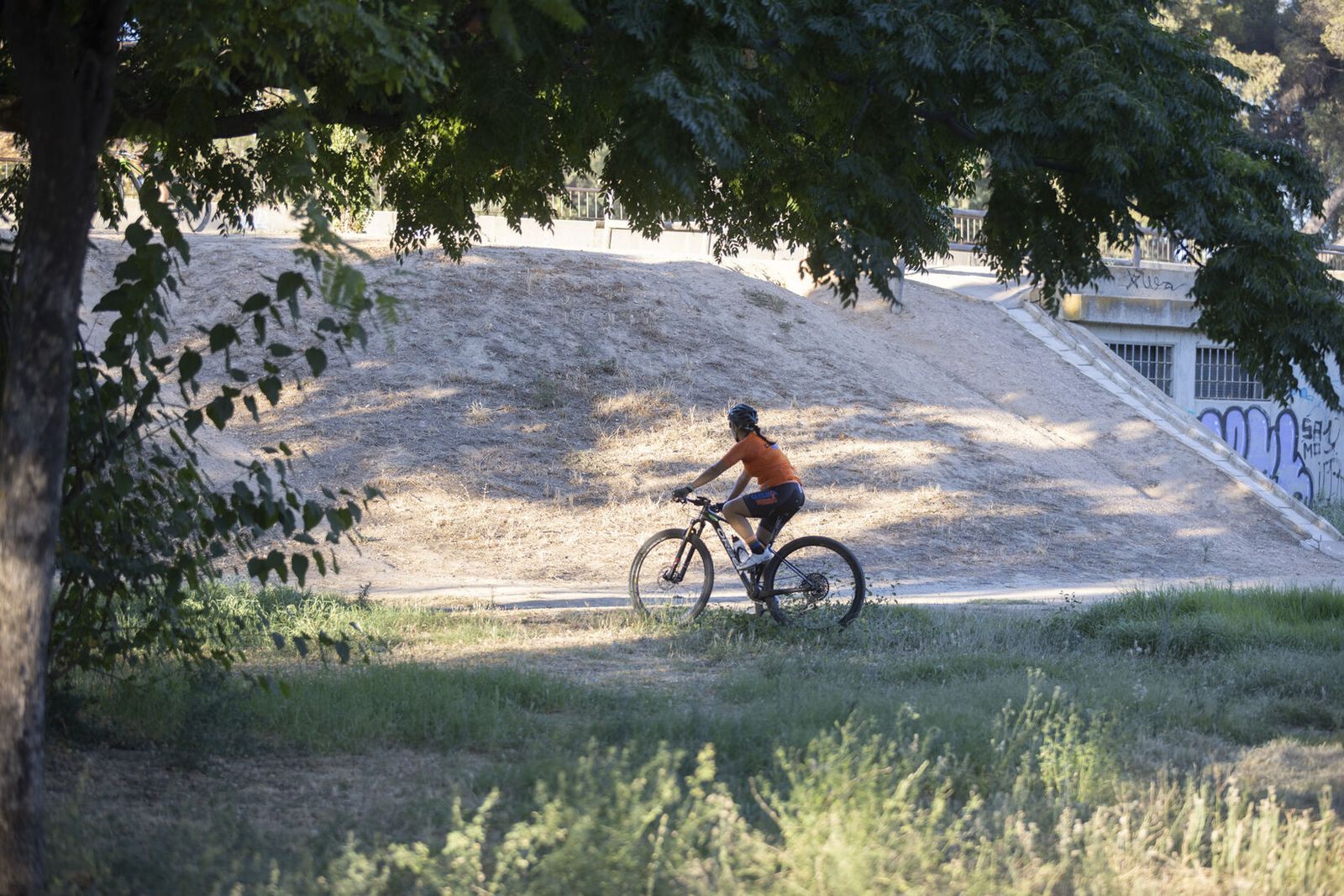Un rincón del Parque Moret de Huelva.