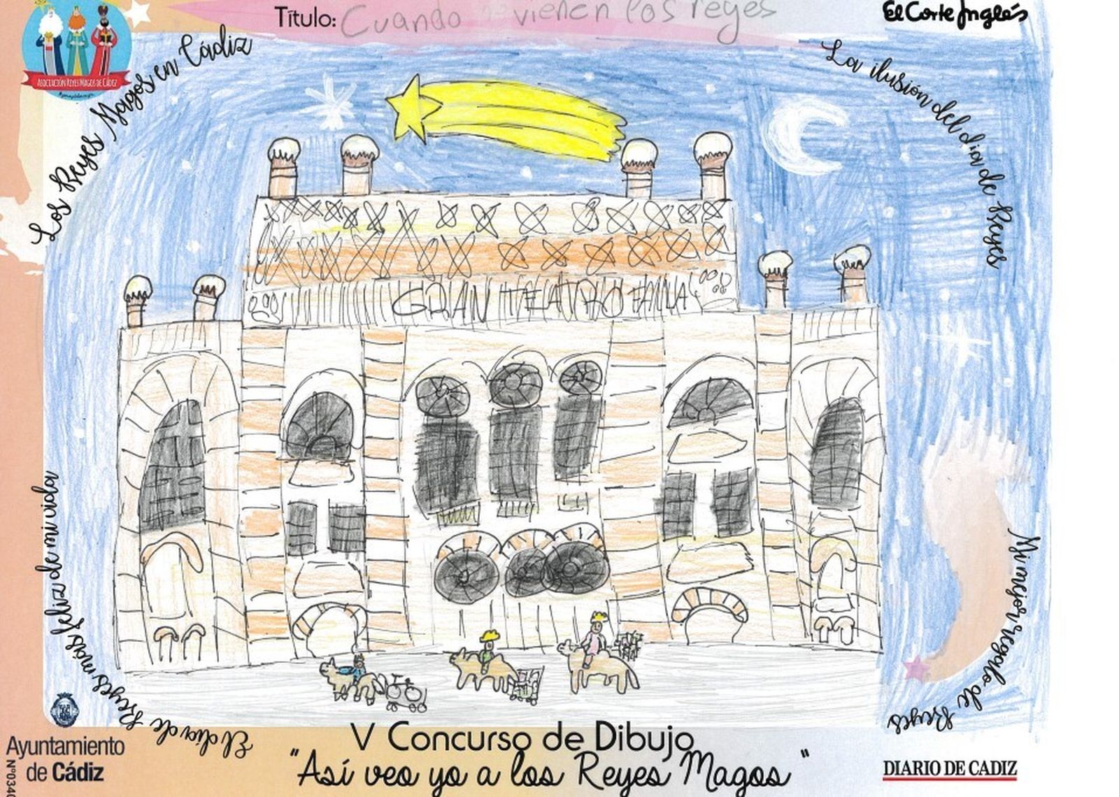 Los dibujos del concurso 'Así veo yo a los Reyes Magos'.