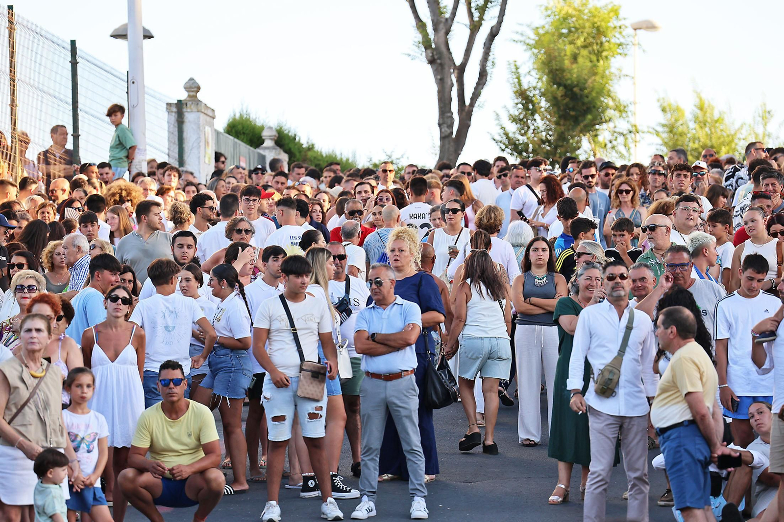 Imágenes de la Virgen del Carmen procesionando en Punta Umbría
