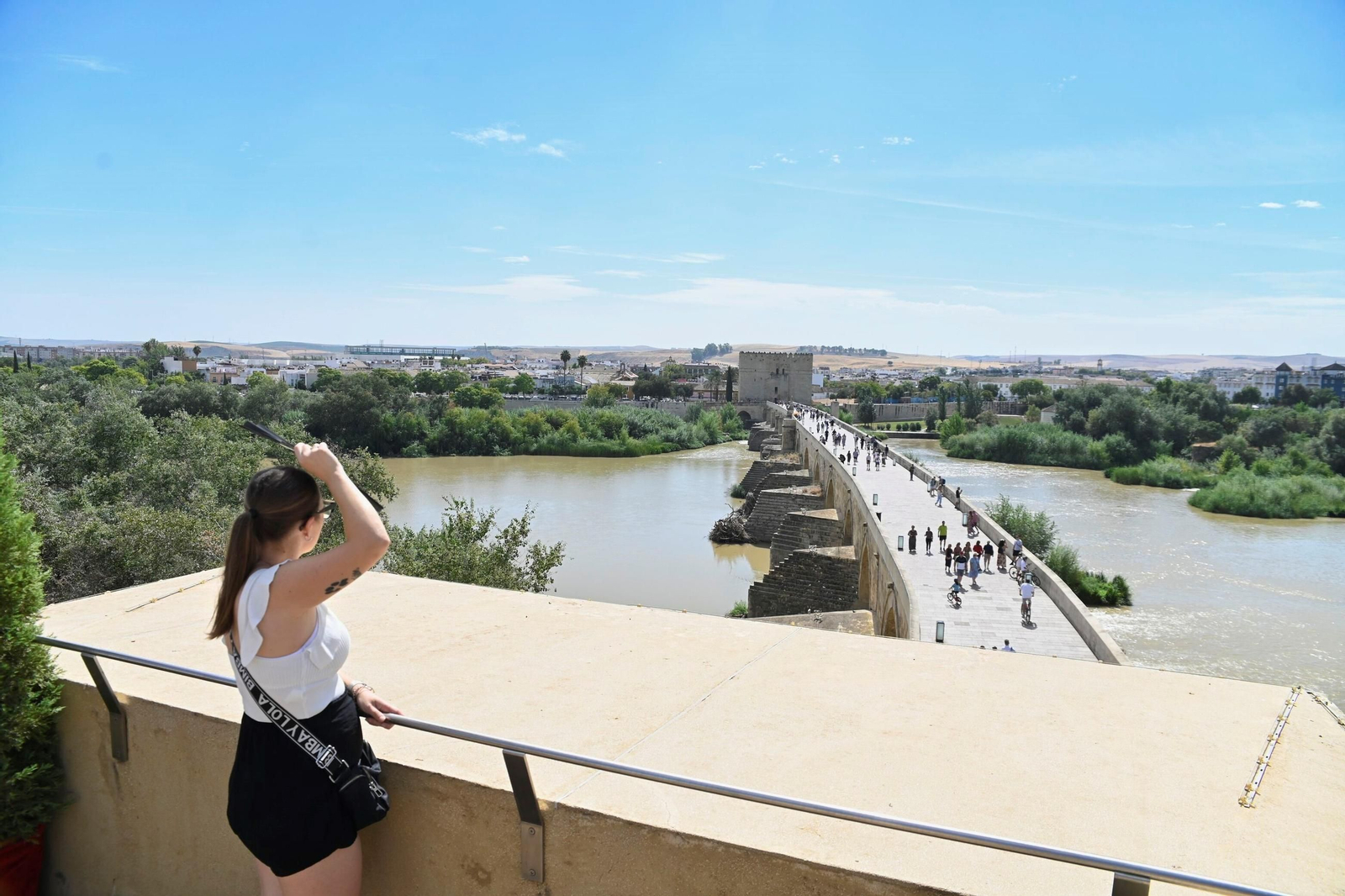 Las imágenes de las nuevas vistas de Córdoba desde el mirador de la Puerte del Puente