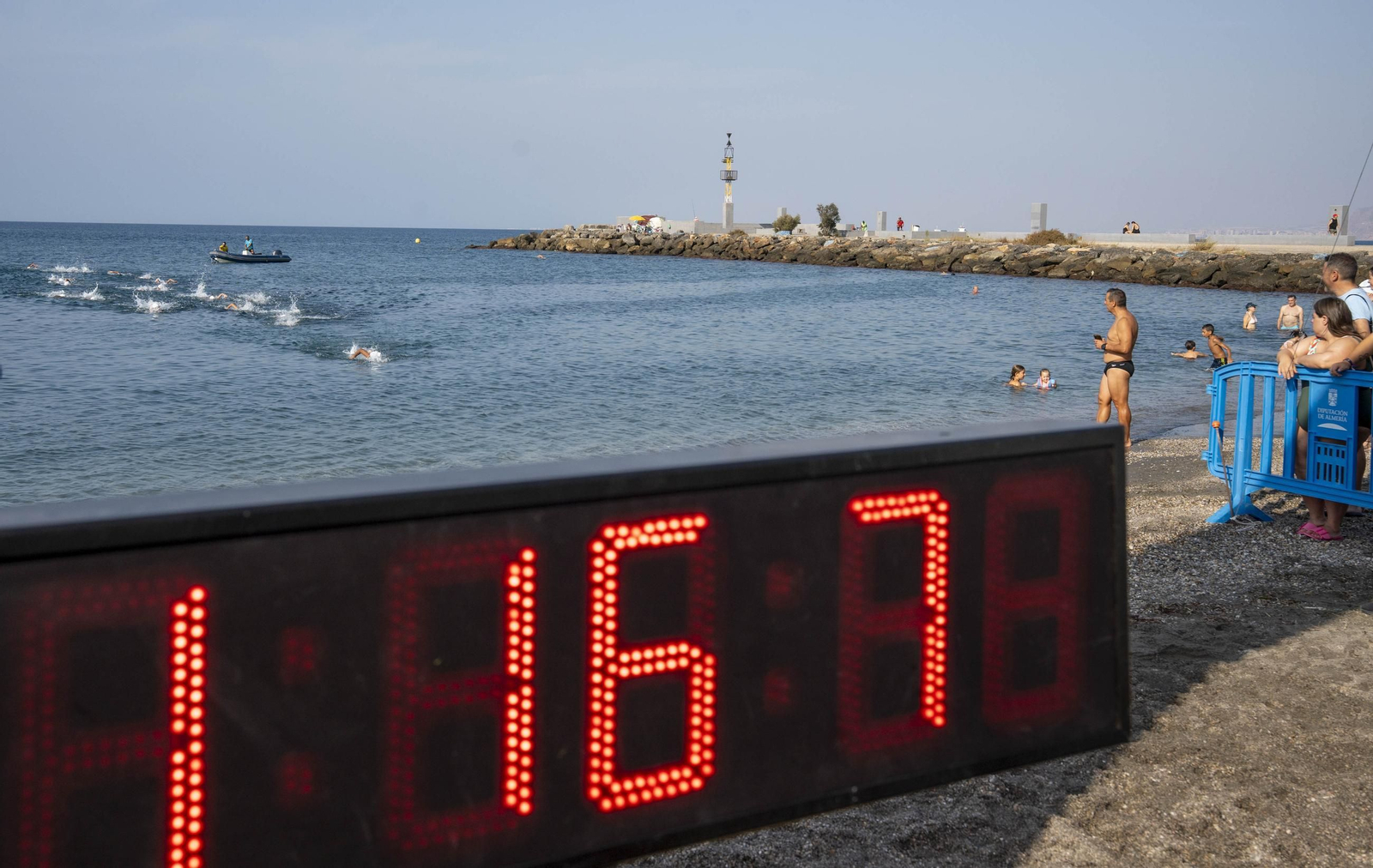 Travesía a nado Carlos Tejada de Almería