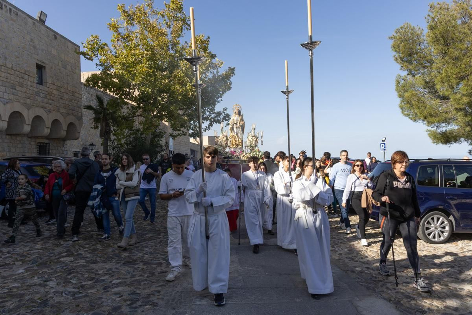 Romería en honor a Santa Catalina, en imágenes
