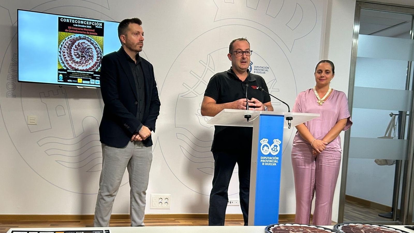 Acto de presentación de la cita en la Diputación de Huelva este miércoles.