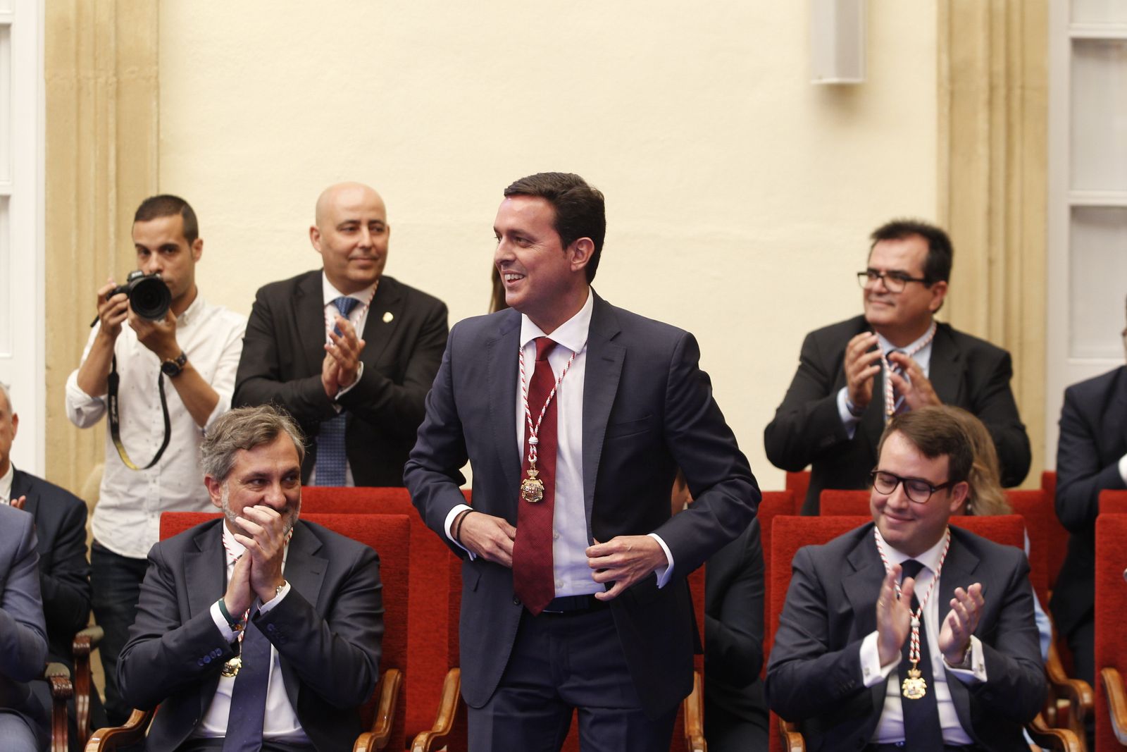 Pleno investidura Presidente Diputación de Almería. Javier Aureliano García