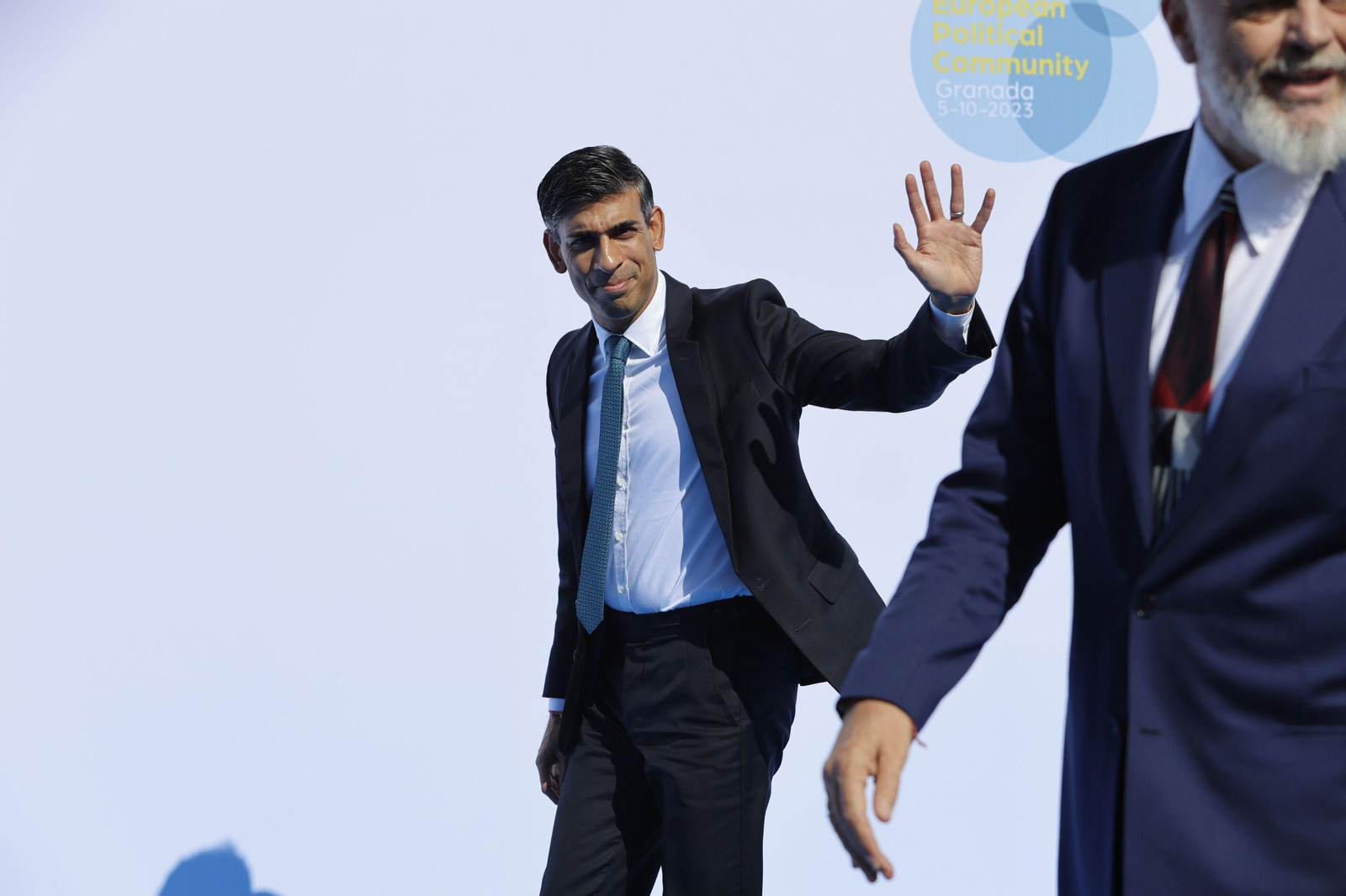 El primer ministro del Reino Unido y líder del Partido Conservador y Unionista, Rishi Sunak,