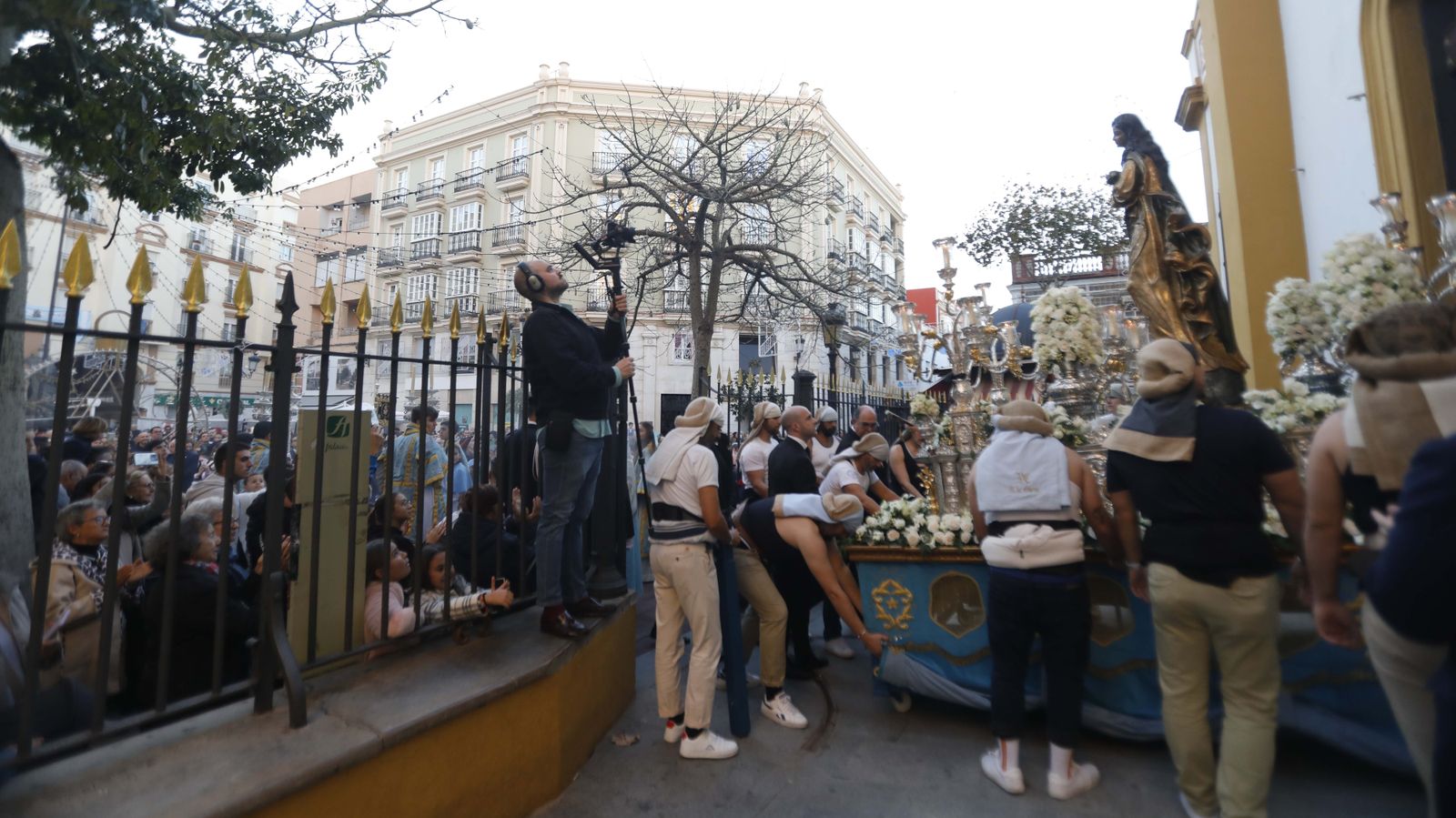Las fotos de la procesión de la Inmaculada Concepción por las calles de La Línea