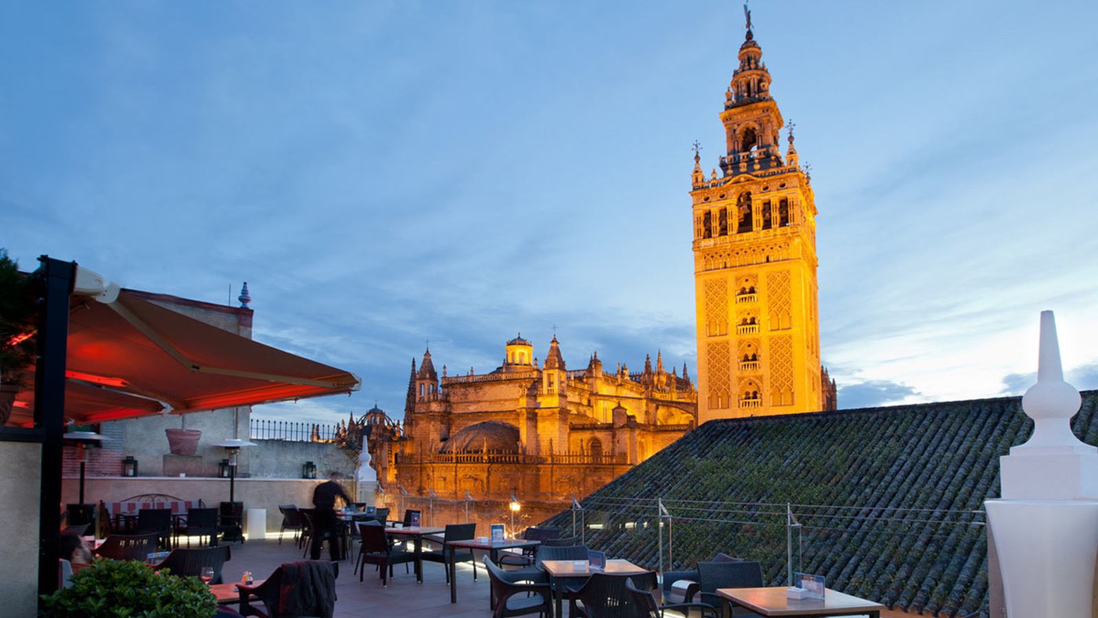 Terraza del Hotel Doña María
