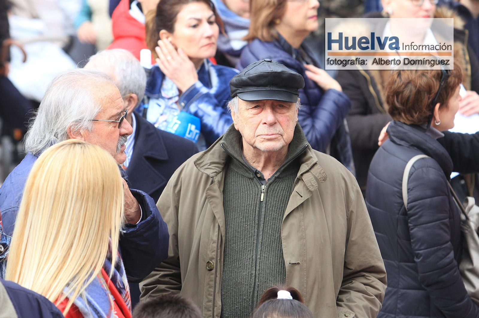 Imágenes de la manifestación contra la derogación de la prisión permanente revisable celebrada en Huelva