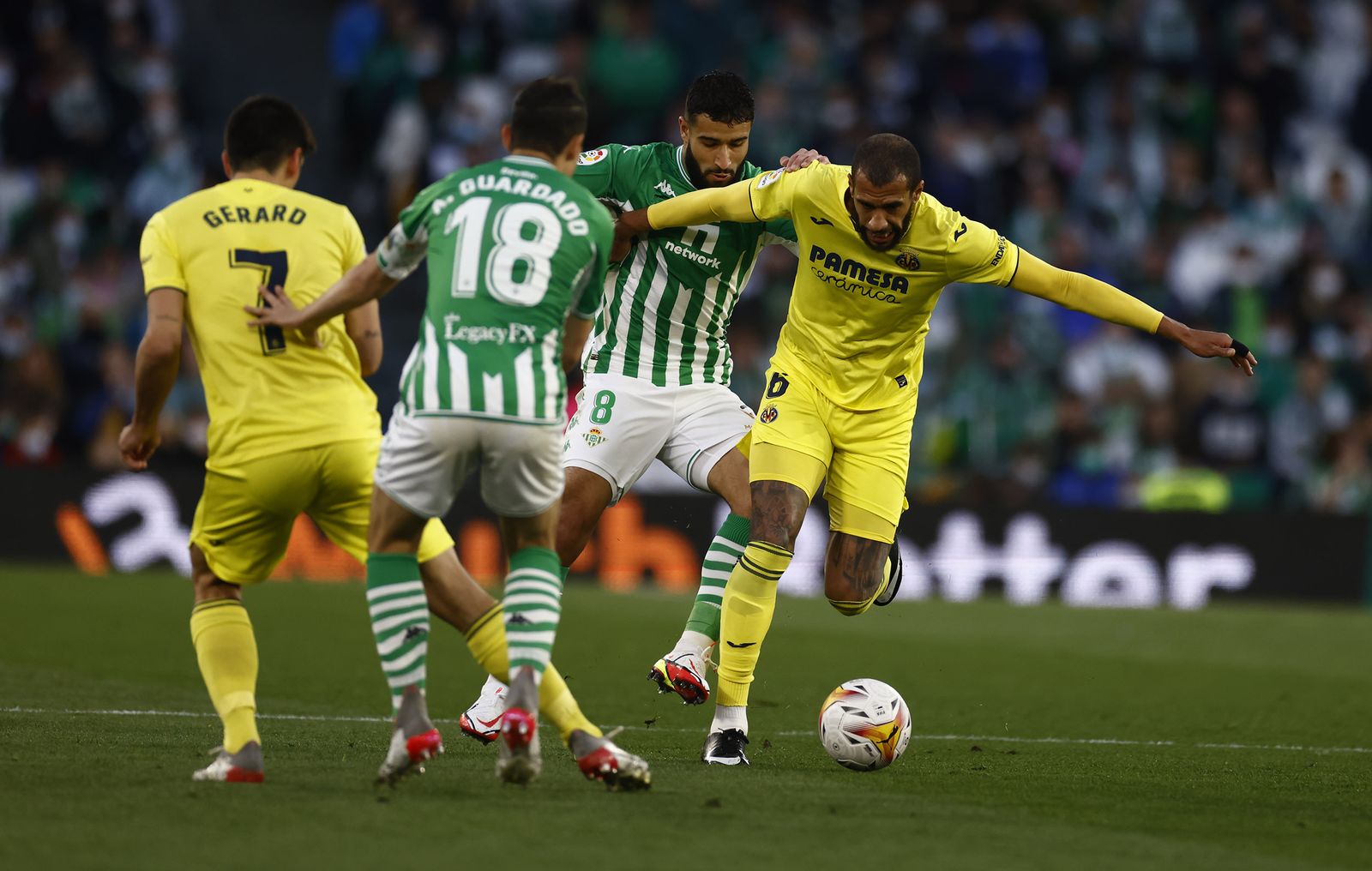 Las imágenes del Betis-Villarreal