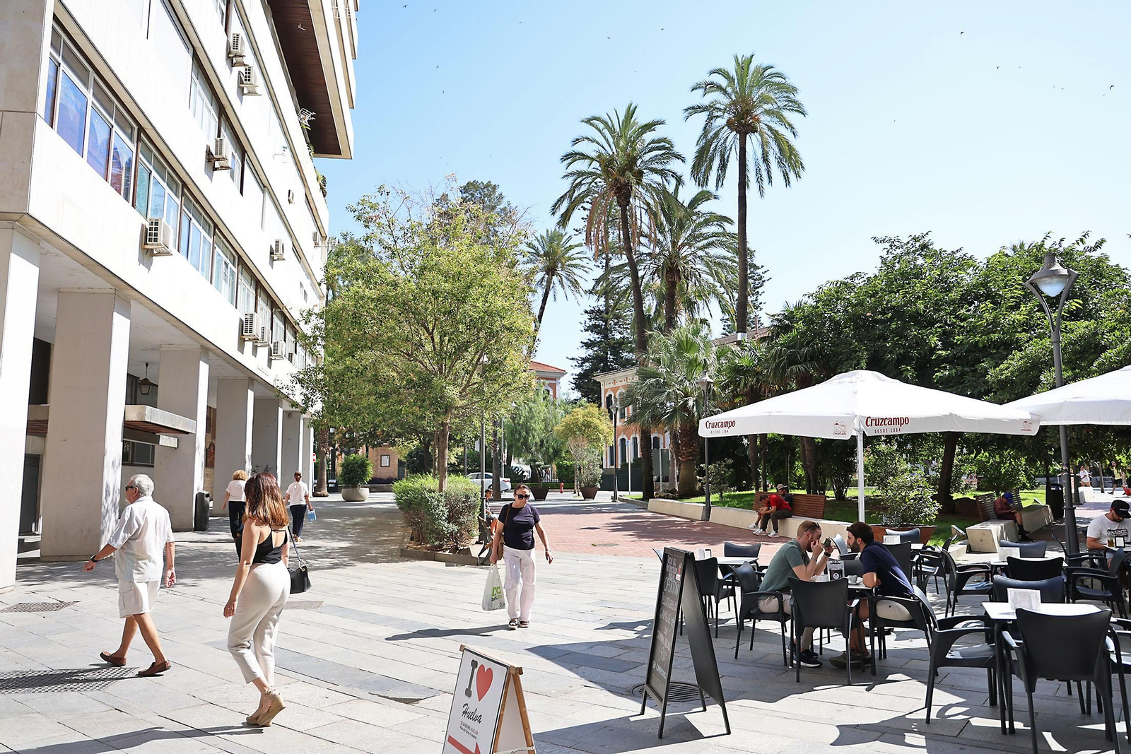 El Punto, lugar de paso y encuentro de la ciudad de Huelva