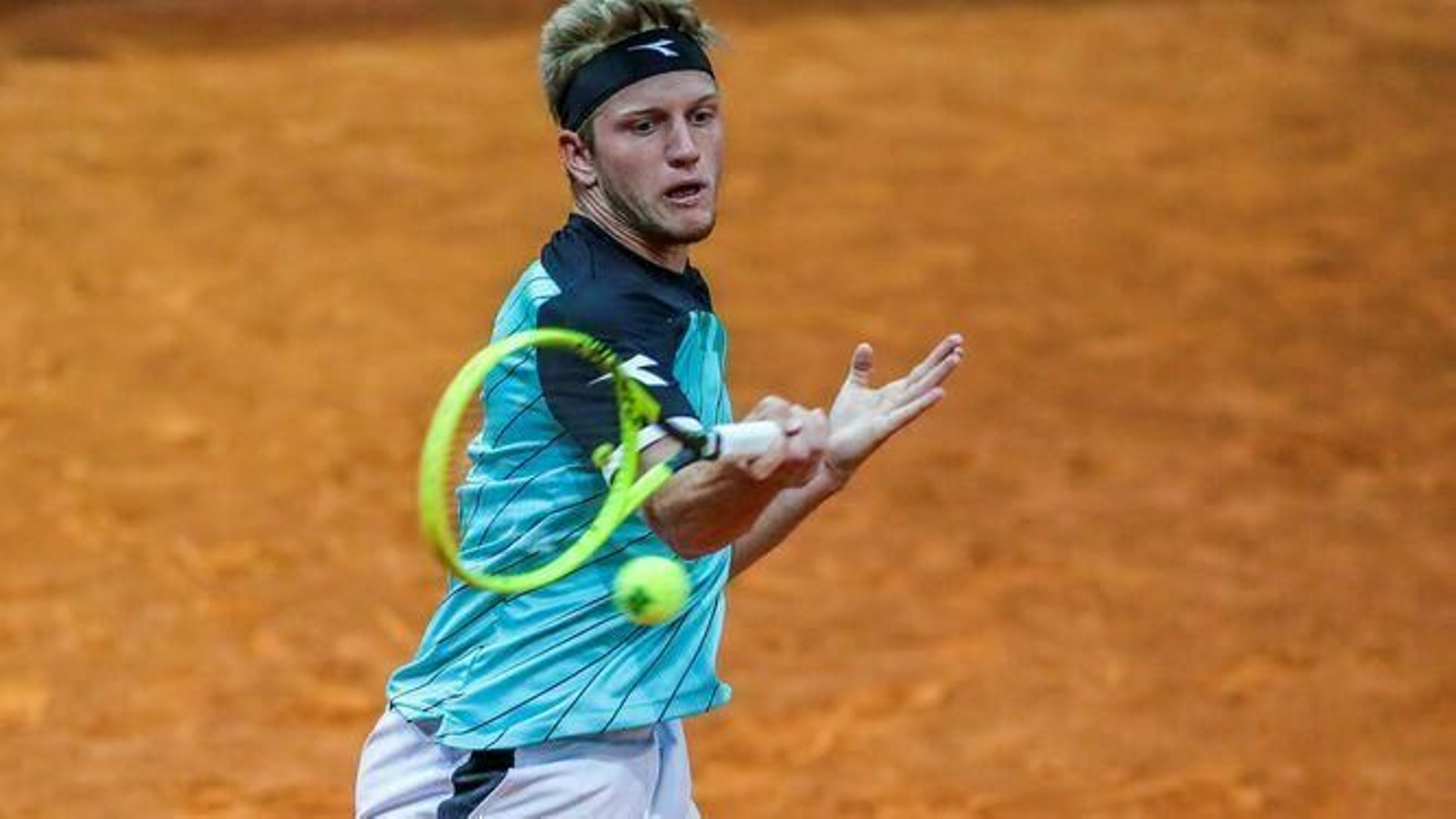 Davidovich durante un torneo.