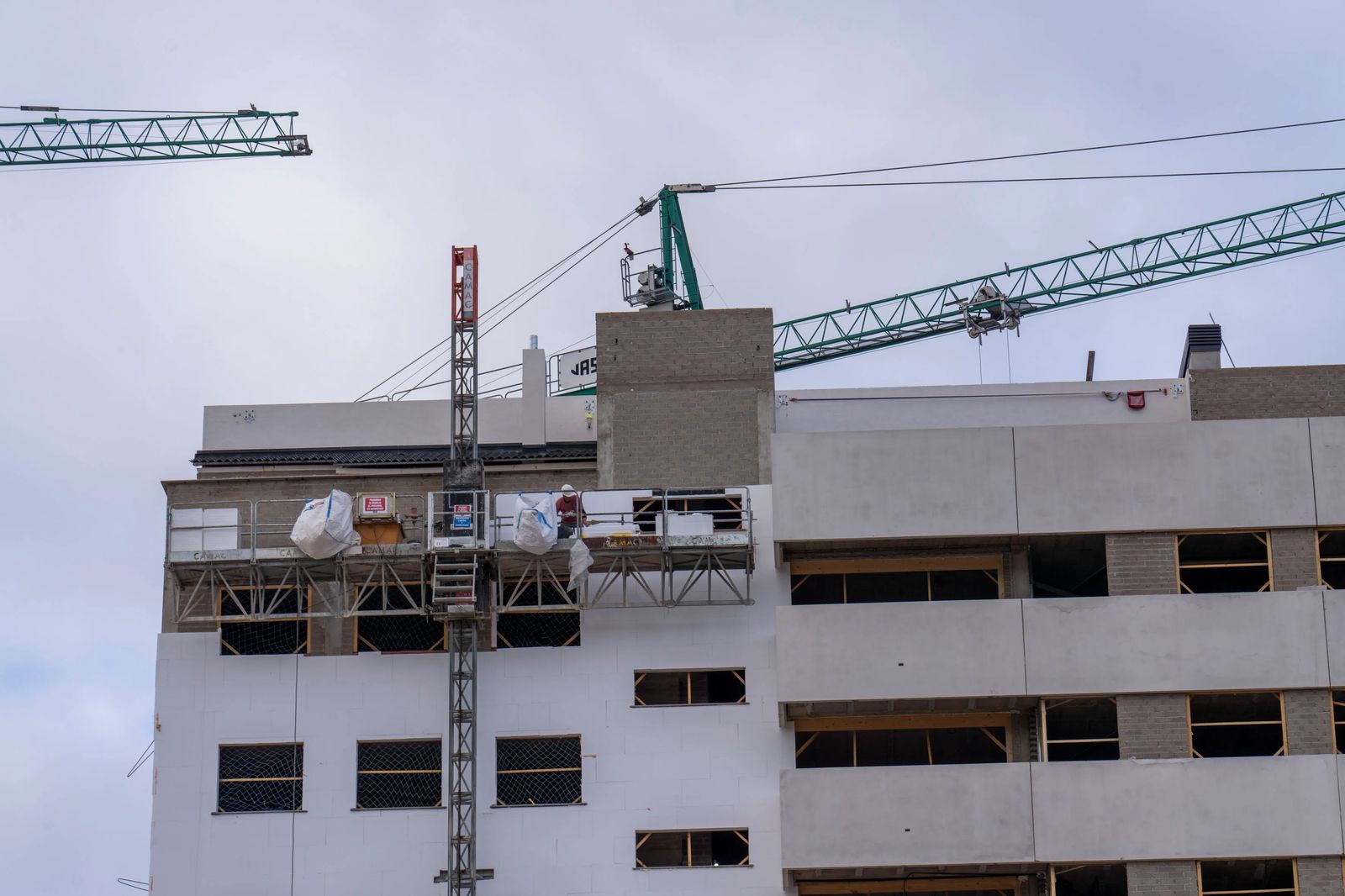 Una vivienda en construcción en Andalucía.