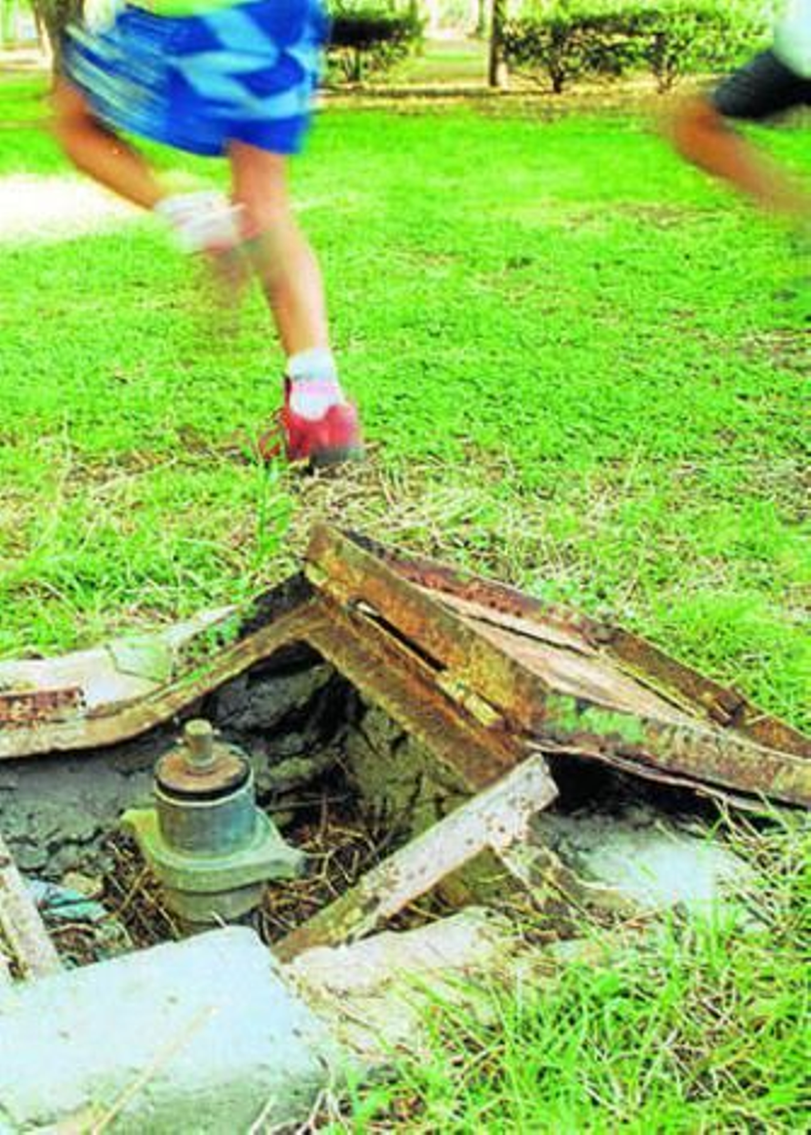 Deterioro del sistema de riego.