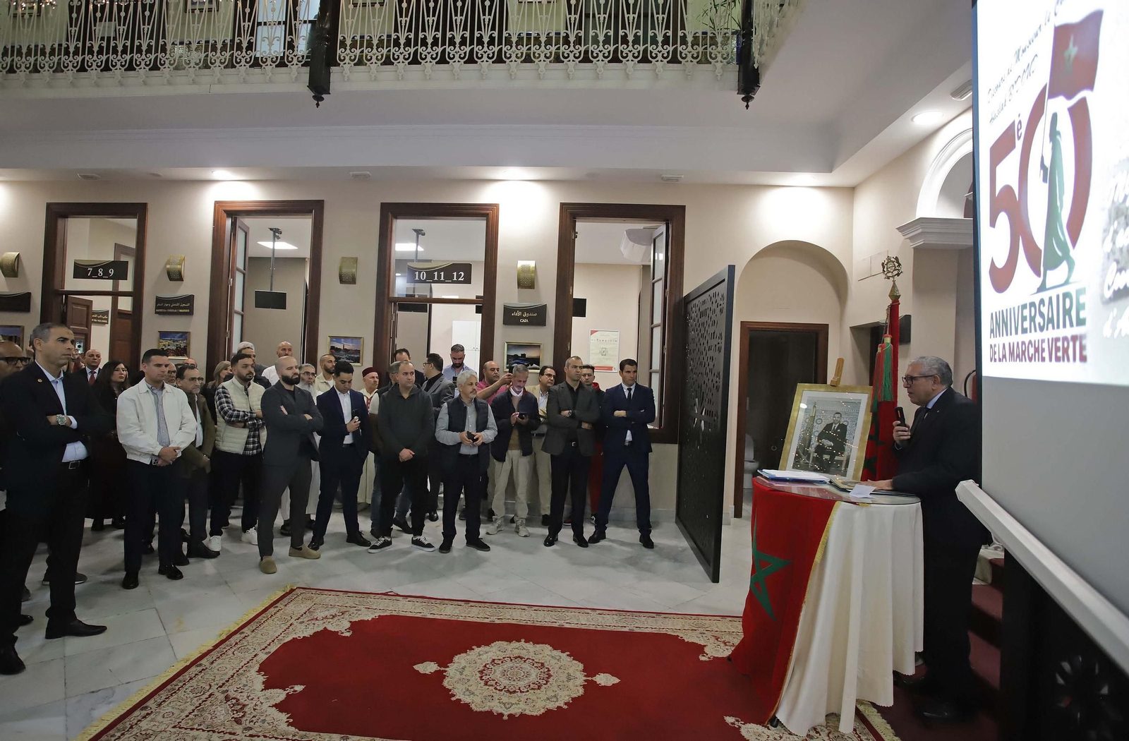 Fotos de la celebración del 50º aniversario de la Marcha Verde en el Consulado General del Reino de Marruecos en Algeciras