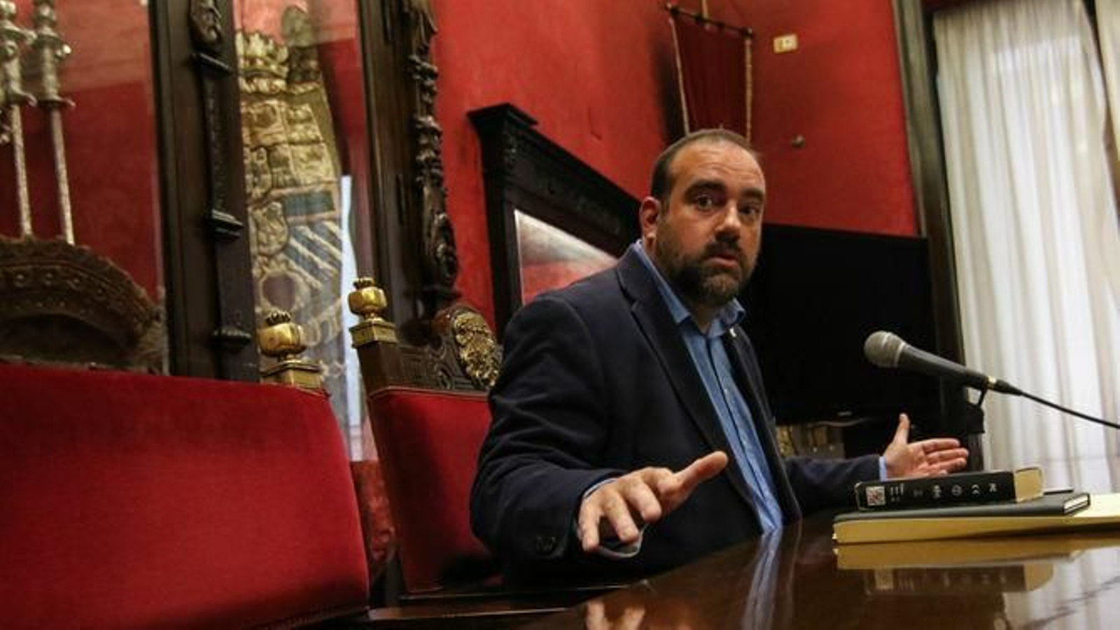 El concejal de IU en el Ayuntamiento, Francisco Puentedura