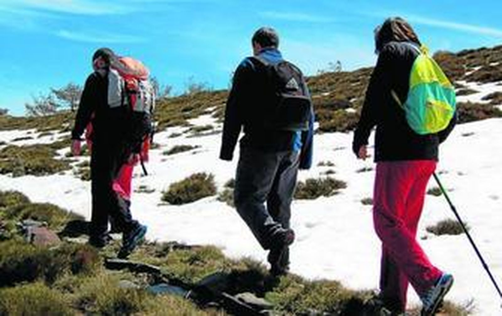 Los aventureros disfrutaron de un buen día de sol aunque con un poco de frío.