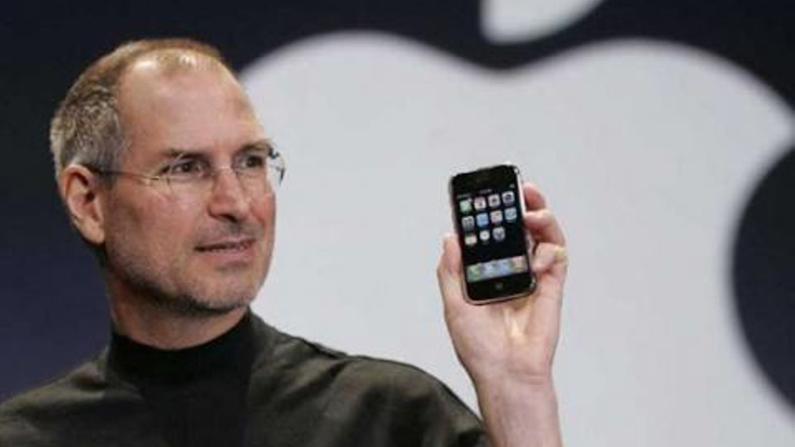Steve Jobs en la presentación del primer Iphone.