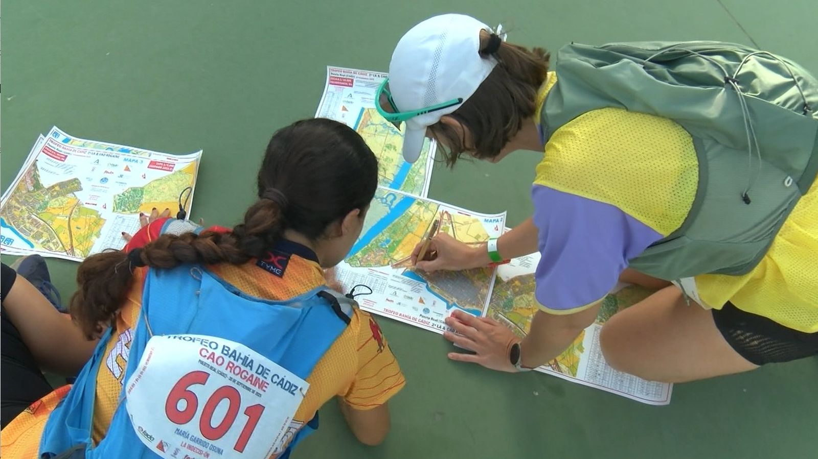 Una prueba de orientación celebrada en Puertpo Real