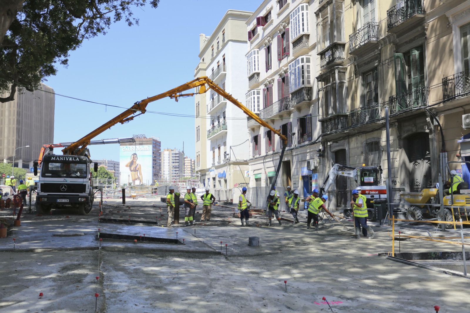 Las fotos de la peatonalización de la Alameda Principal de Málaga