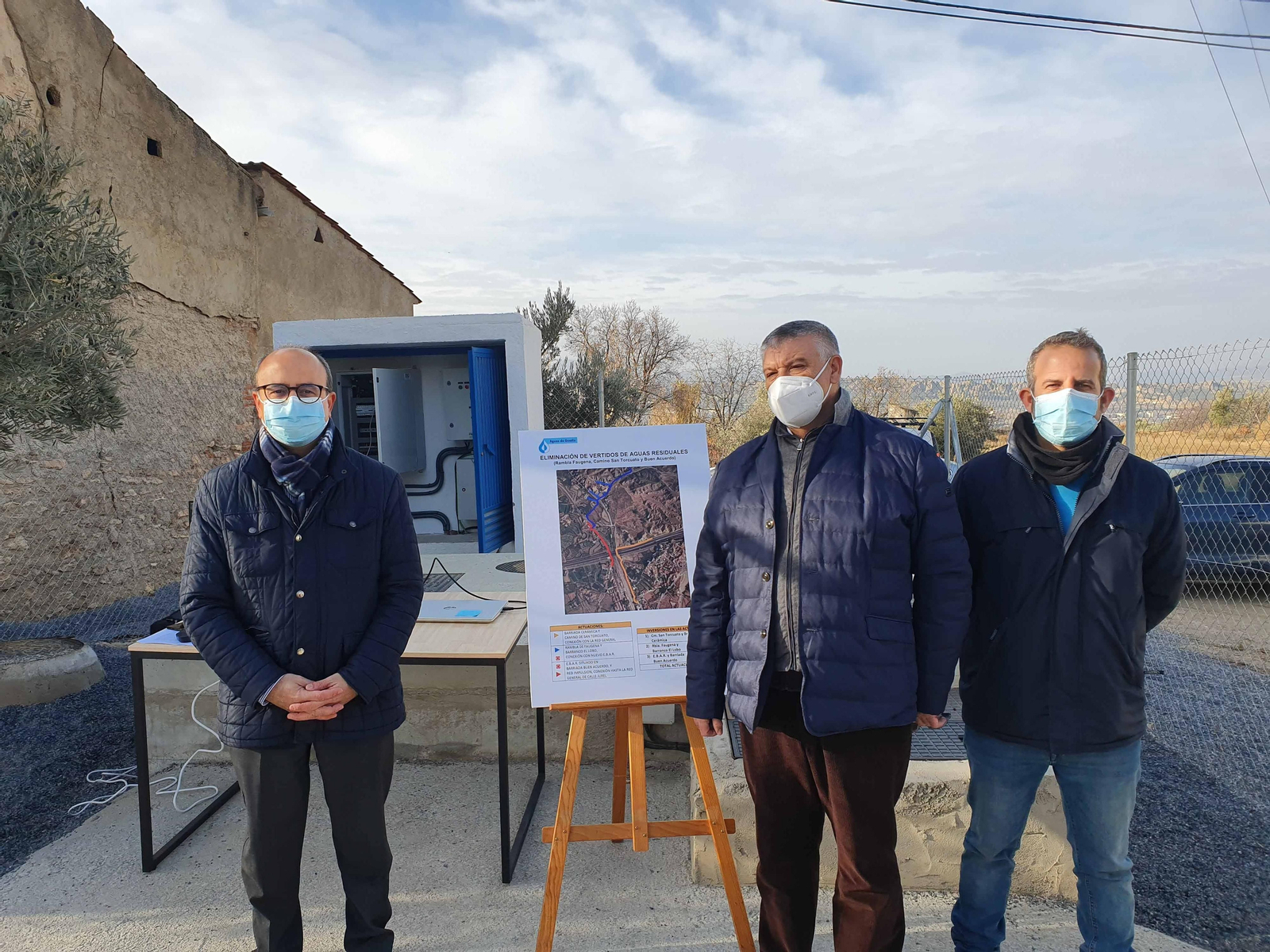 Guadix realiza una actuación para la eliminación de aguas residuales