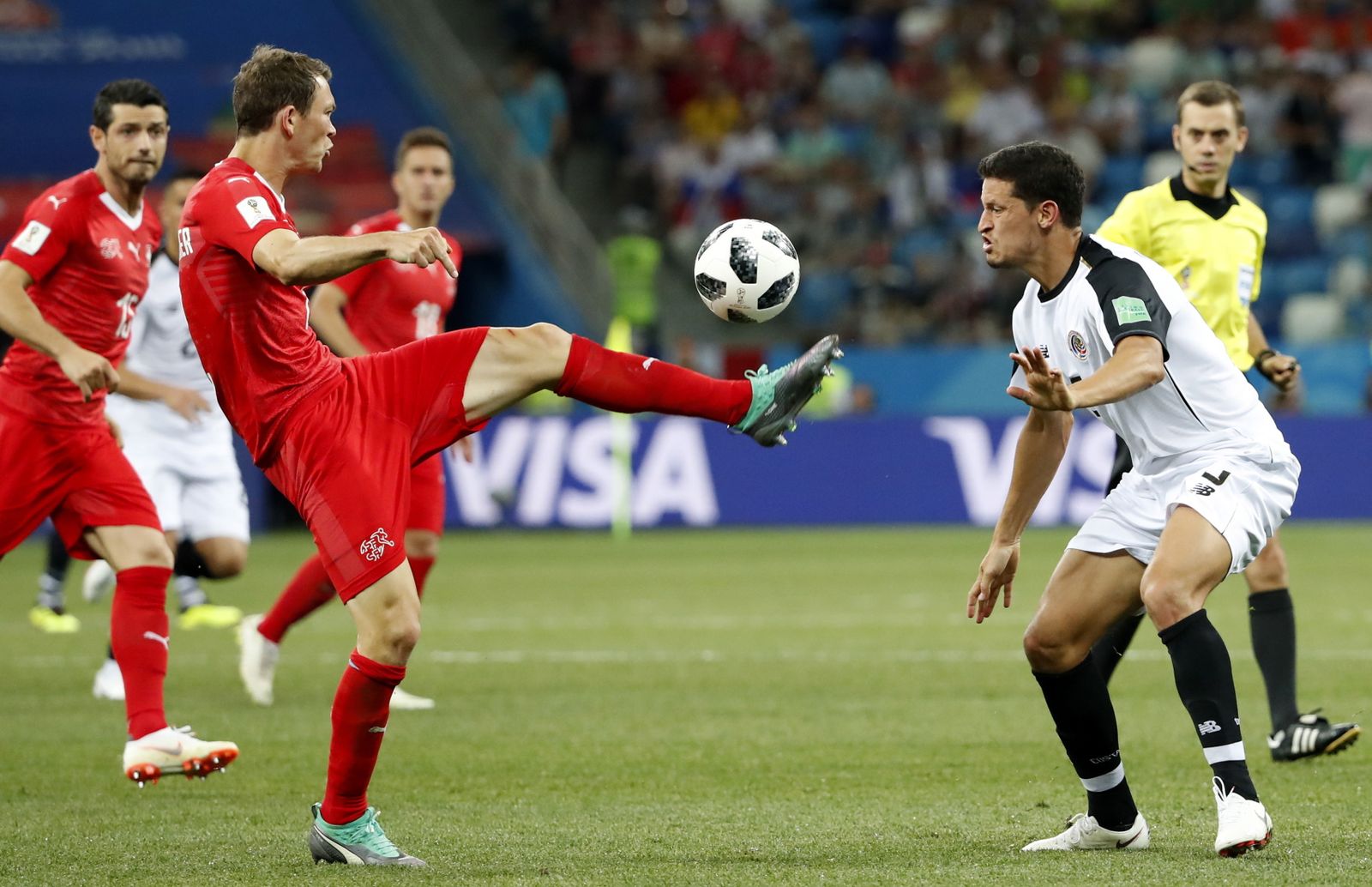 Las imágenes del Suiza-Costa Rica