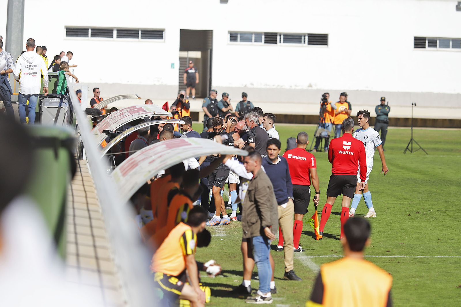 Imágenes del encuentro de Copa del Rey entre el San Roque de Lepe y el Girona