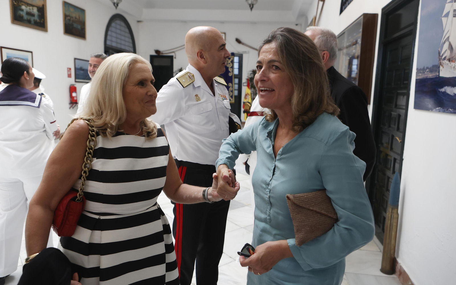 Entrega de mando de la Comandancia Naval de Sevilla al capitán de navío José Daniel González-Aller Lacalle