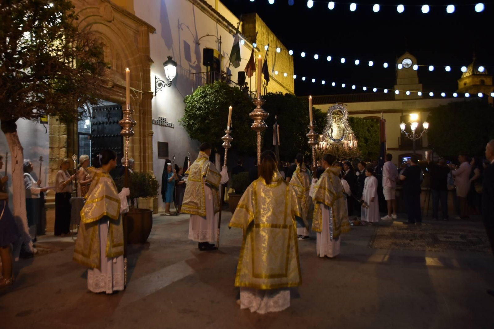 Procesión de la Virgen de la Estrella en Villa del Río.