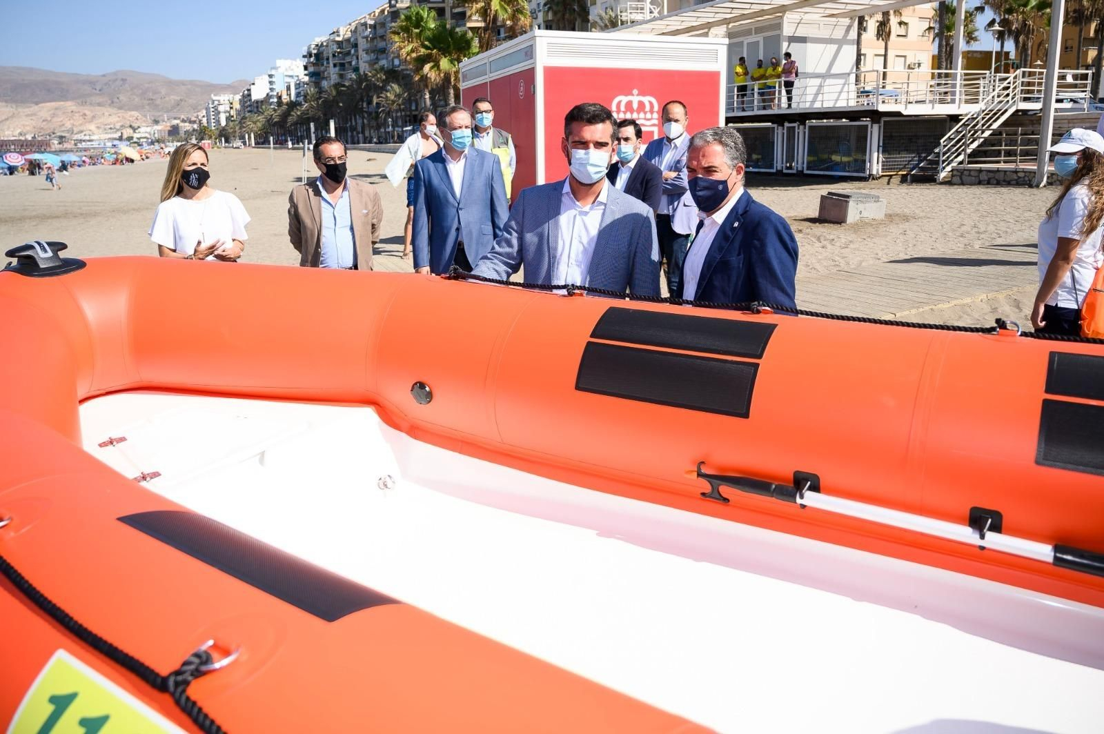 Presentación de equipos para Salvamento el pasado año