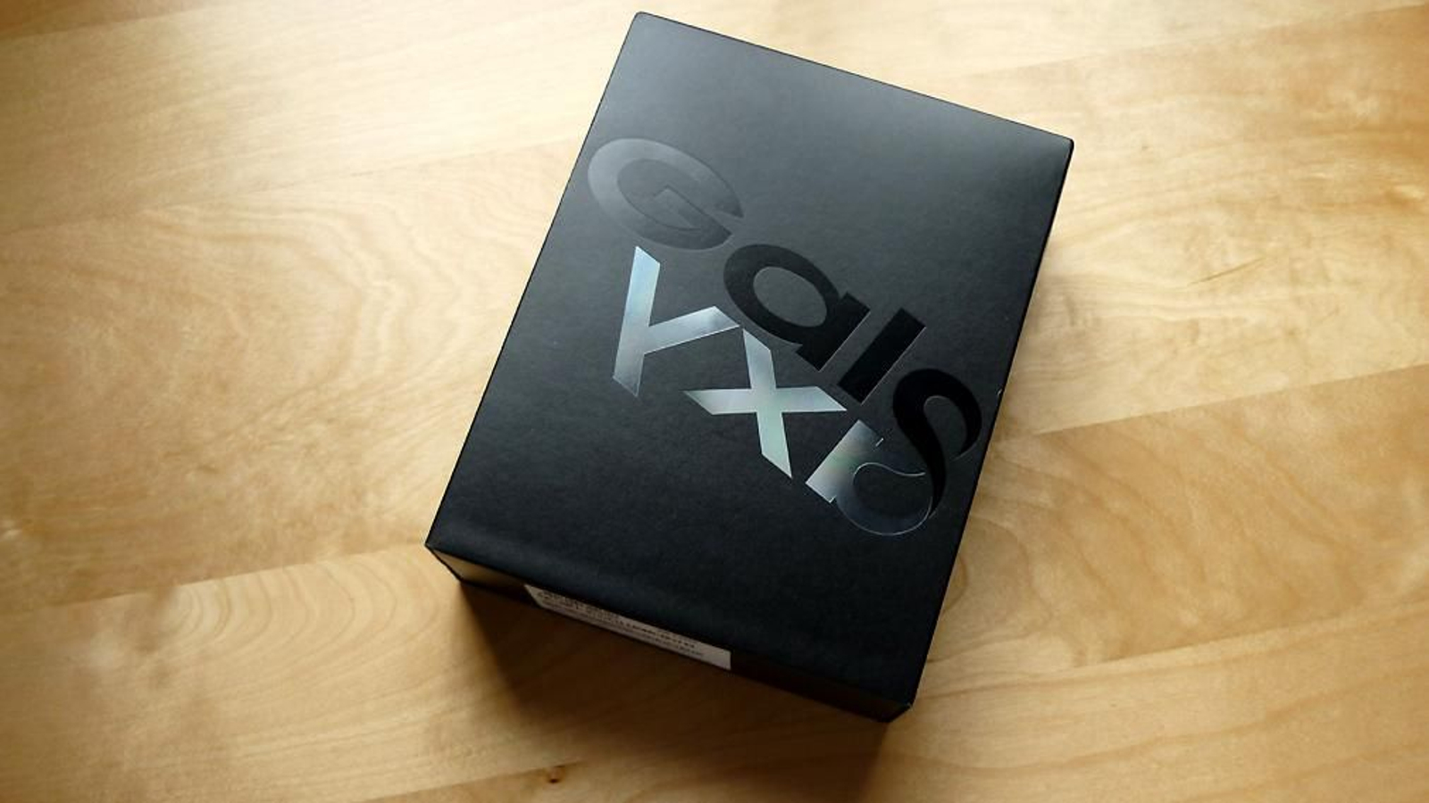 La caja del Samsung Galaxy Fold