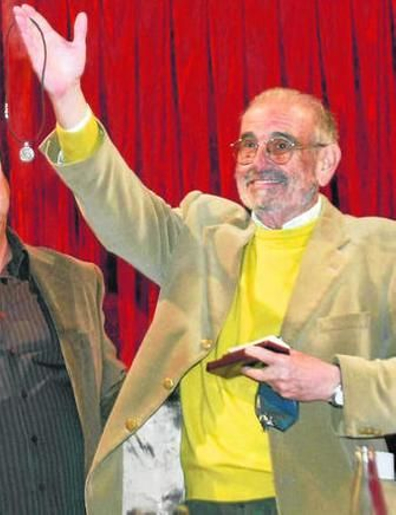 Alonso Santiago, en la reciente entrega del Tresantié de Plata.