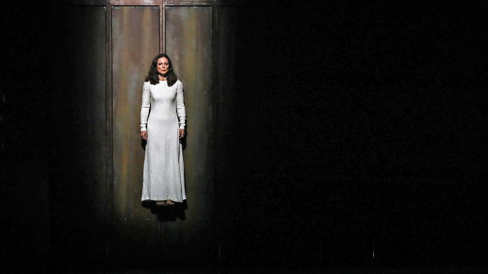 Aitana Sánchez-Gijón, en un instante de la representación de 'Juana'.