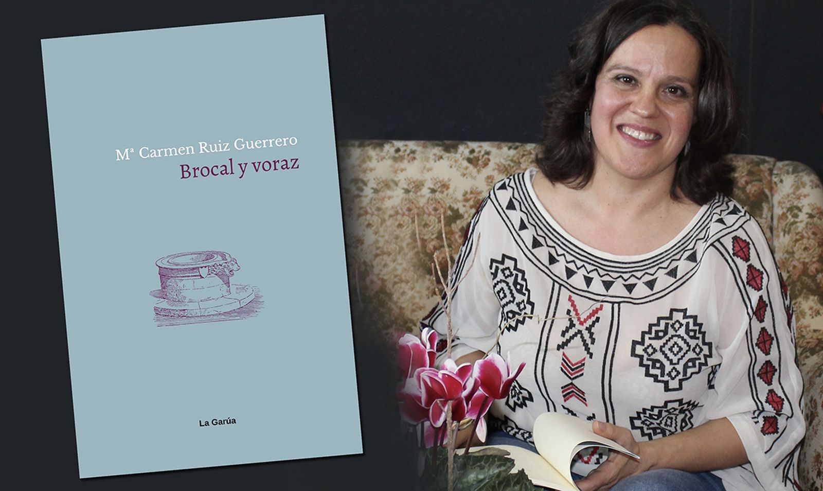 Mari Carmen Ruiz Guerrero, presenta su poemario "Brocal y voraz"