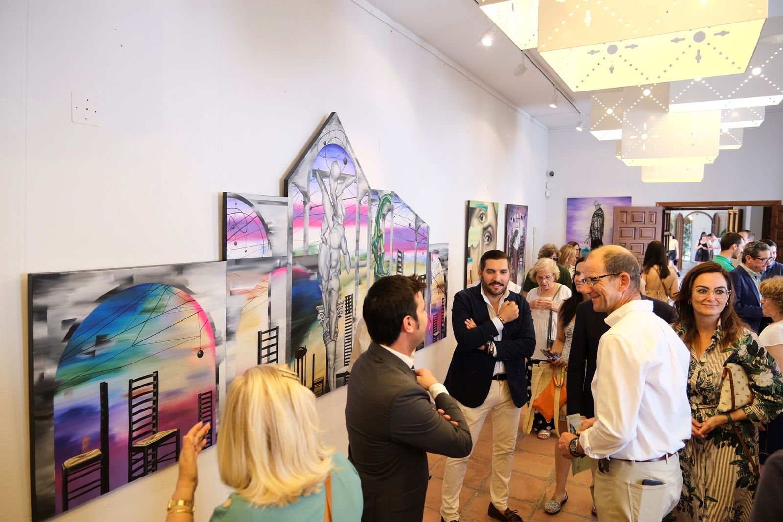 La exposición 'Melancolía', de Jesús Calzada, en el Palacio de Viana de Córdoba, en imágenes