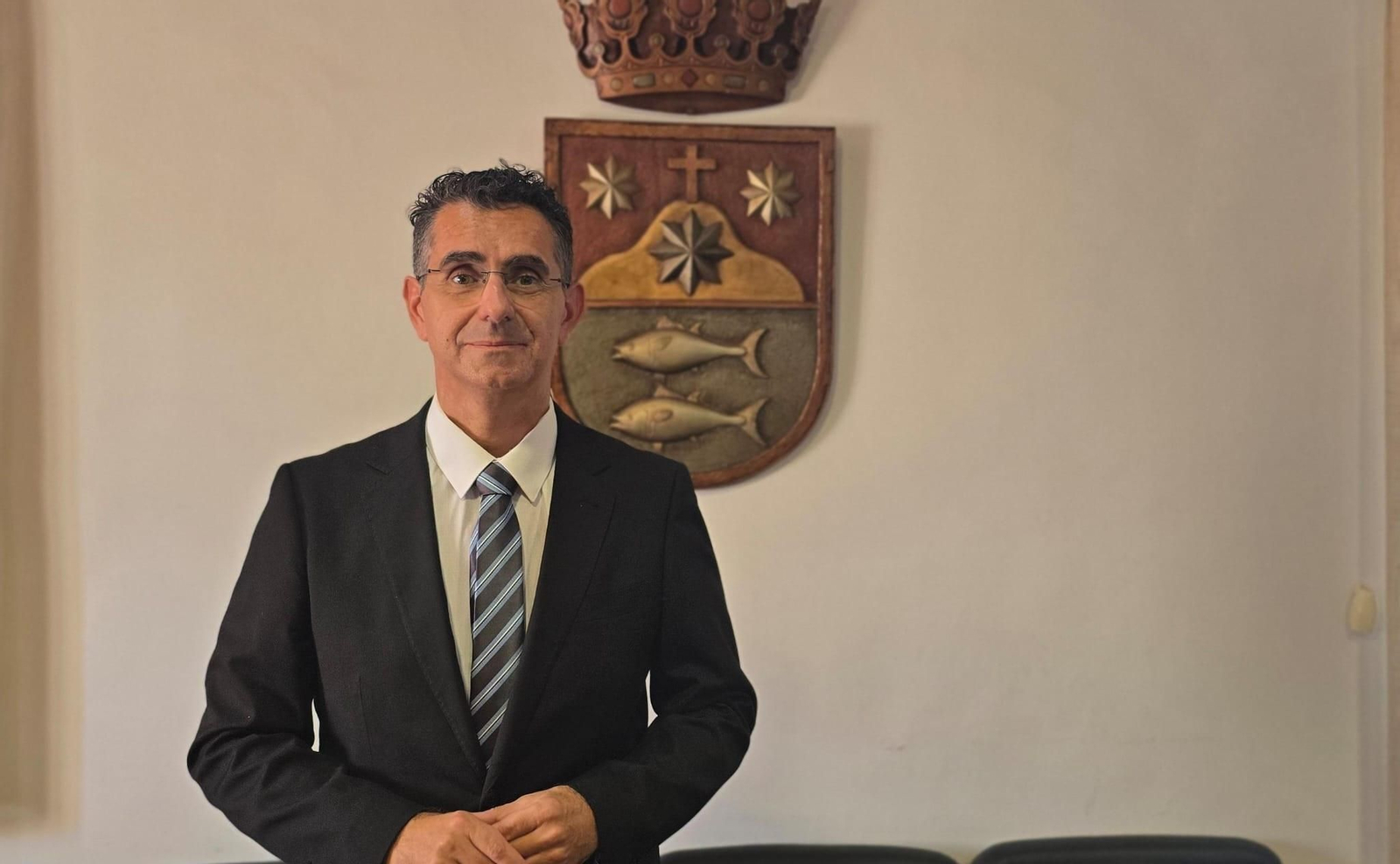 Miguel Molina en su comparecencia ante los medios de comunicación. Miguel Molina en su comparecencia ante los medios de comunicación.