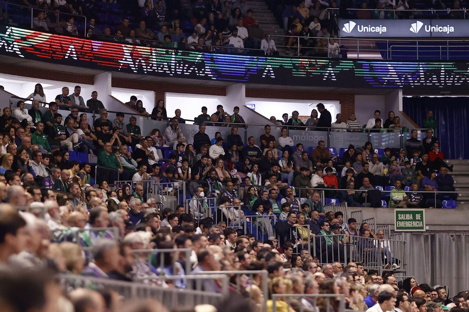 Búscate en las gradas del Carpena en el Unicaja-San Pablo Burgos