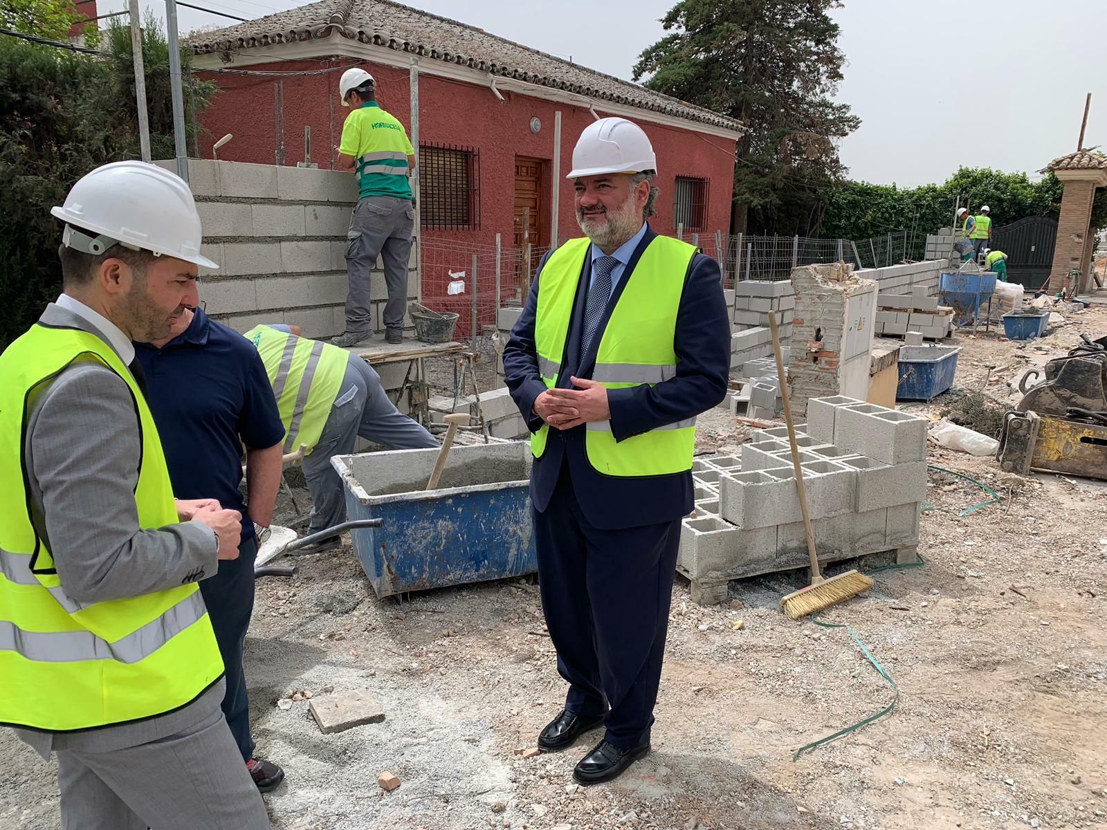 Pablo García y Noel López, en el Camino Nuevo de Maracena