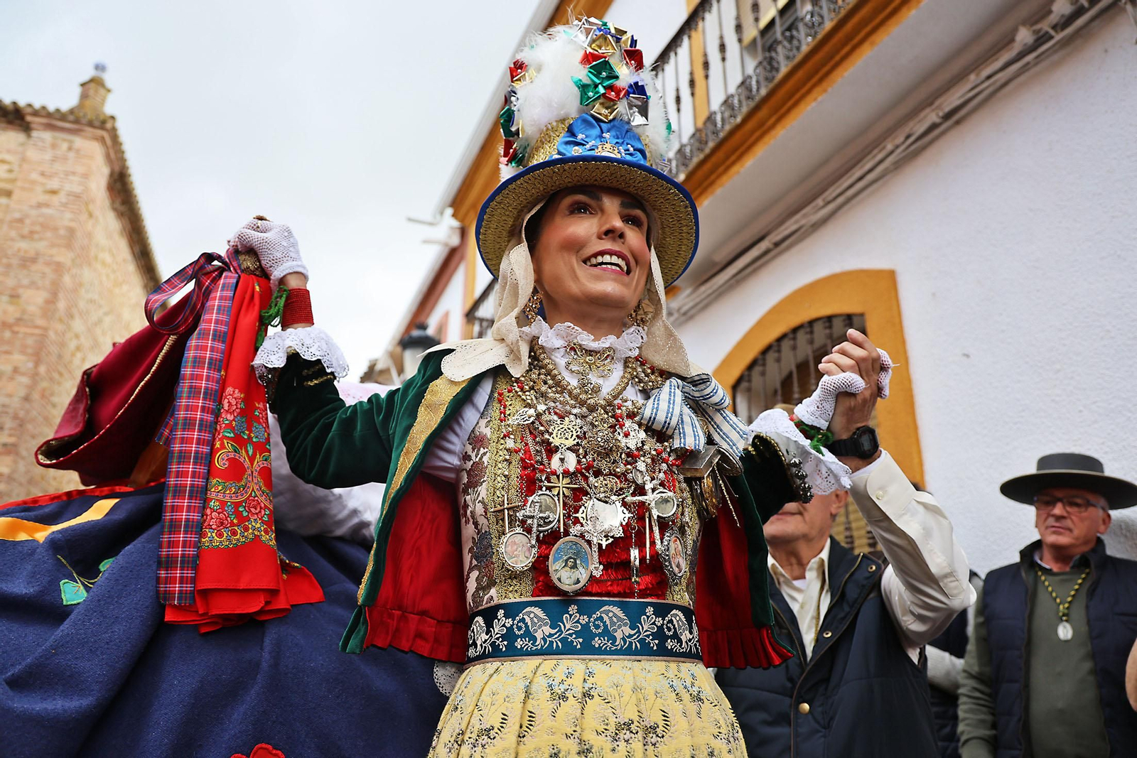 Las imágenes de la romería de San Benito Abad en el Cerro del Andévalo de Huelva